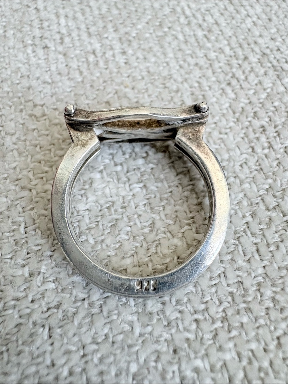Sterling Silver Handcrafted Ring - Size 7 - Picture 5 of 7